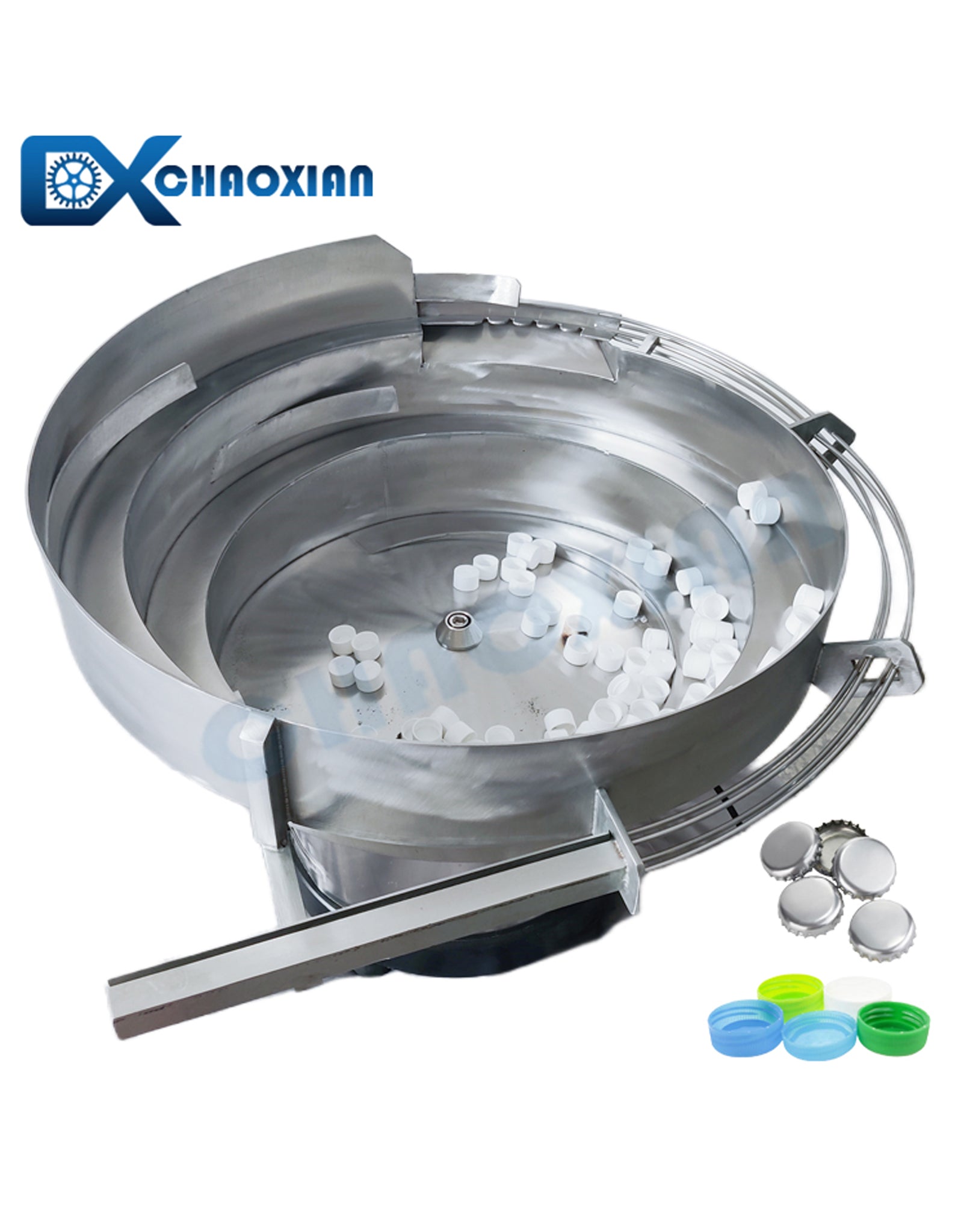 Vibrating Bowl Bottle Caps Feeder